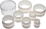 Kitchen Craft Plastic Double Edged Biscuit/Pastry Cutters- boxed