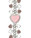 Betsey Johnson Women's Jungle Girl Collection Silver-Tone Bracelet Watch #BJ4169