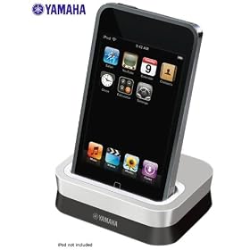 Yamaha Universal iPod Dock Cradle for The Apple iPod Touch, iPod Nano, iPod Click Wheel, iPod Classic, iPod Mini MP3 / MP4 Players to Play on Most Yamaha Home Theater Receiver or Audio Sound Systems