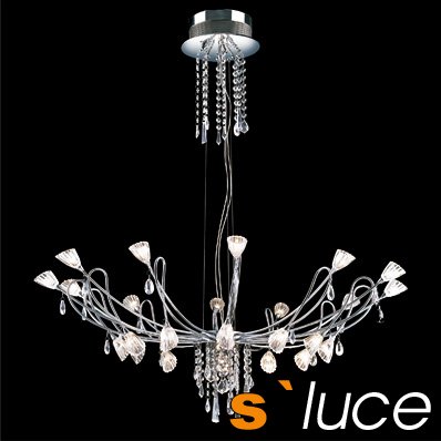 S-Luce MD0238-24A Calis Kristall Kronleuchter 24-flammig Preisvergleich