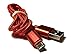 ienza Replacement Charging Power Supply Cable Cord Line for JBL Charge 3 Flip 4 Clip+ Clip 2 & Other Similar Waterproof Wireless Speaker (Braided, Red)