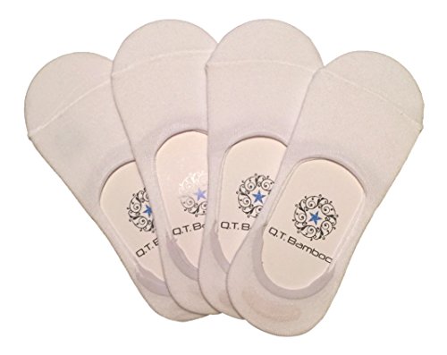 Q.t. bamboo men s bamboo invisible no show sock liners …