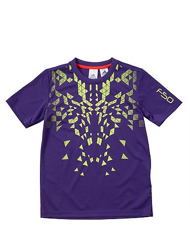 Adidas Kinder T-Shirt F50 Poly Y, sharp purple f15, 176, O59948