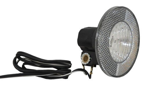 LED Fahrrad Scheinwerfer W2 mit Standlichtfunktion mit 4 LED's ~ Für Seitendynamo