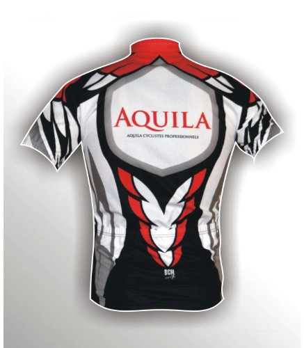 AQUILA Team short sleeve cycling jersey/ cycling shirt also for MTB and leisure cycling - also for other sports such as Indoor Cycling and Speedskating