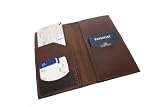 Rustic River Leather Passport Wallet and Ticket Organizer