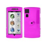 Crystal Hard Pink Solid Faceplate Cover Case for ASUS GARMIN NUVIFONE G60 [WCP500]