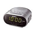 Sony ICF C 318 S Uhrenradio silber