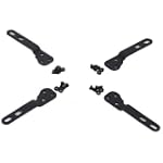 VideoSecu Extender Adapter for LCD TV Wall Mount Bracket VESA100/75 to VESA200/200x100 (Black Color) MLE100B W39