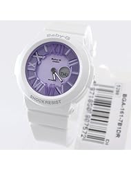 Casio Baby-G BGA-161 White Purple BGA-161-7B1DR