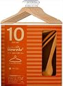 木製ハンガー10個セットNA