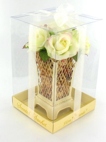 Potpourri Spring Floral Rose Basket Gift Present