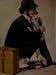 Clown and Dog - Vintage Art Poster
