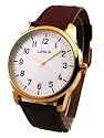 MENS LORUS BROWN EZ READER LARGE NUMBER WATCH LR0830