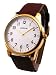 MENS LORUS SEIKO EZ READ BROWN LEATHER SYNTH WATCH LR0830
