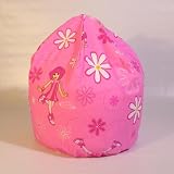 As Per Photo Filled Lazy Town Pink Bean Bag