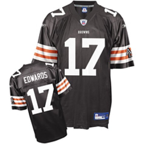 Youth Cleveland Browns #17 Braylon Edwards Team Replica Jersey - M 10-12