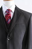 Abini Two Button Black 5 Pcs Boy Dress Suit Set Size From Baby to Teen