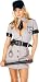 Sexy Cop Prison Guard Costume - 6 Piece Set