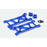 Heavy Duty Rear Suspension Arm Set, Blue: RC8