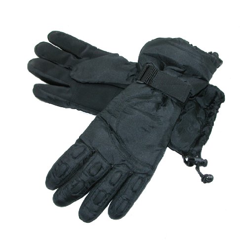 Thinsulate Waterproof Long Black Gloves for Women