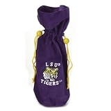 LSU Fighting Tigers 14 NCAA College Velvet Wine Bag - NCAA College Athletics