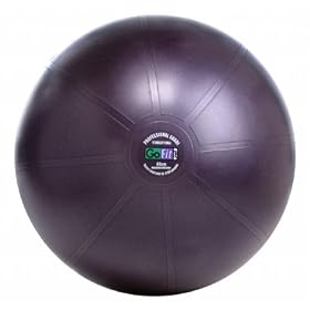 GoFit Ultimate Burst Resistant Core Stability Ball with Workout DVD (65 cm)