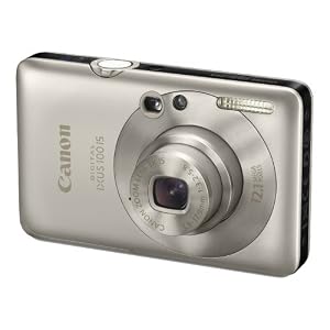Canon Digital IXUS 100 IS Digitalkamera (12 Megapixel, 3-fach opt. Zoom, 6,4 cm (2,5 Zoll) Display, HDMI, SLIM) Silver