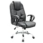 Executive Black Leather High Back Swivel Computer Chair