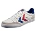 Hummel Men's Stadil Low Sneaker Shoe In White Leather