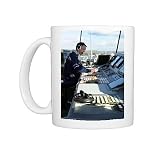 Air Traffic Controller at work in airport control tower Bristol taken 2006 Photo Mugs