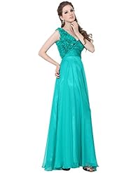 A-line Floor Length Chiffon Empire   Waistline Sweetheart Lace One Shoulder Bridesmaid Dress 