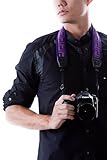Designer Camera Strap - Violet Purple for Canon Nikon Sony for SLR/DSLR