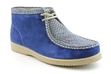 Hush Puppies Bridgeport New Casual Boots Blue Mens