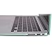 HDE Matte Hard Shell Clip Snap-on Case + Matching Keyboard Skin for MacBook Pro 13 seafoam green