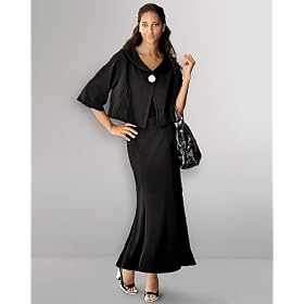 High-waist trumpet skirt