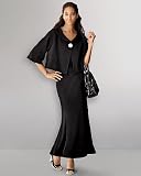 High-waist trumpet skirt