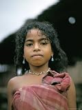 Portrait of a Hua Ulu Girl, Seram, Moluccas, Indonesia, Southeast Asia Art Photographic Poster Print by Robin Hanbury-tenison, 30x40