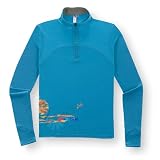 Ibex Outdoor Clothing Women's Echo Sprint Long Sleeve Shirt, Aqua, Medium