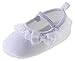 Kuner Baby Girl Christening Baptism Toddler Shoes Dance Ballerina Slipper with Bow Ribbon