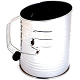 Norpro 137 5-Cup Stainless Steel Crank Flour Sifter