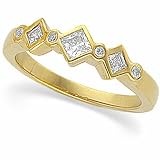 14K Yellow Gold Diamond Band - 0.50 Ct.
