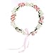 AWAYTR Flower Wreath Headband Floral Crown Garland Halo for Wedding Festivals