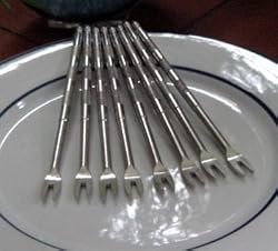 8 Stainless Steel Crab & Lobster Forks
