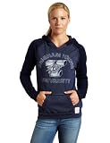 NCAA Women's Blue Byu Cougars 2-Tone Hoodie