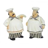ITALIAN Bistro FAT CHEF kitchenSALT PEPPER shakers set