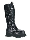 Men's Ravage-Ii, Buckled Leather Warrior Boots