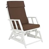 DwellStudio for Target Mercer Glider - White/ Chocolate Cushion