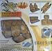 11 Pieces Safari Animal Print Auto Interior Gift Set - 2 Leopard Low Back Front Bucket Seat Covers with Separate Headrest Cover, 1 Leopard Steering Wheel Cover, 2 Leopard Shoulder Harness Pressure Relief Cover, and 1 Bench Cover