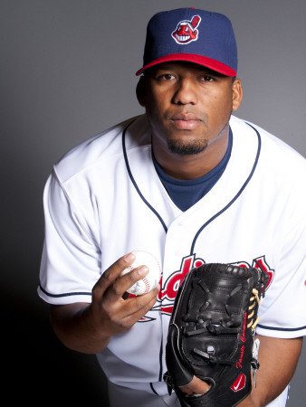 Cleveland Indians Photo Day, GOODYEAR, AZ - FEBRUARY 22: Fausto Carmona Photographic Poster Print by Rob Tringali, 12x16